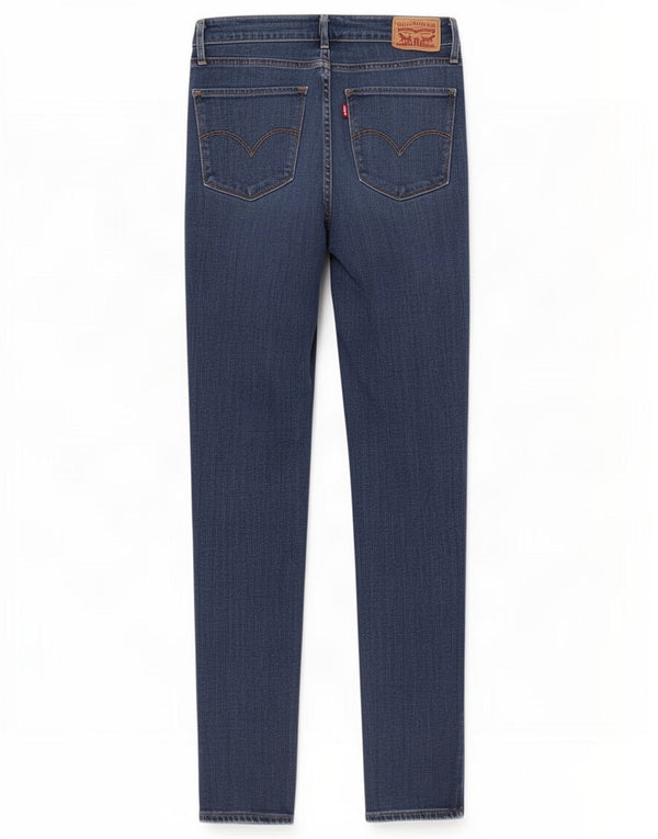 Levi's Jeans ajustados de talle alto 721 para mujer W26 L32 Algodón azul