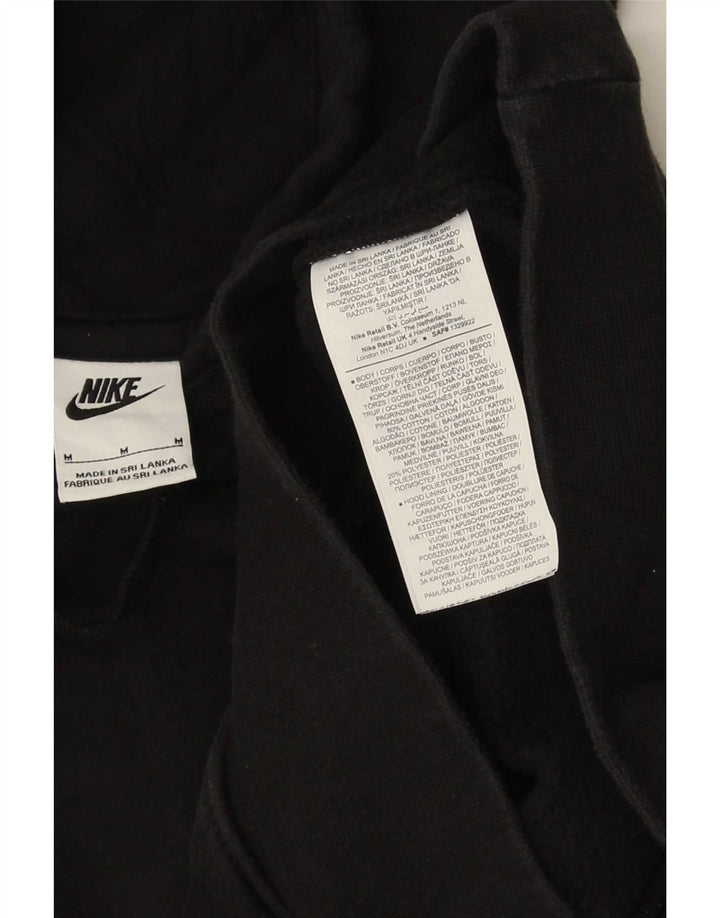 Nike - Sudadera con capucha para hombre (algodón negro mediano)