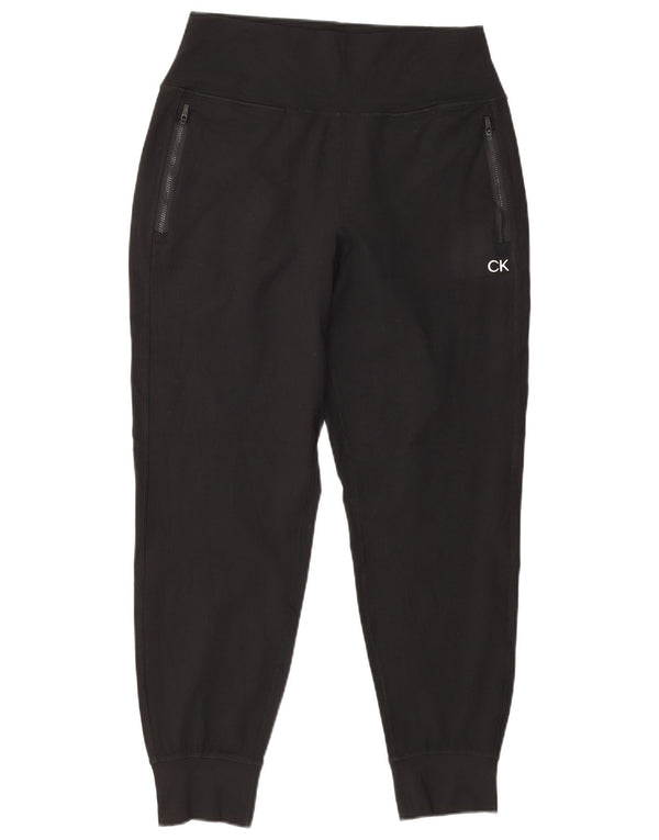 Calvin Klein Pantalones de chándal elásticos para Mujer Joggers UK 46 Grande Negro