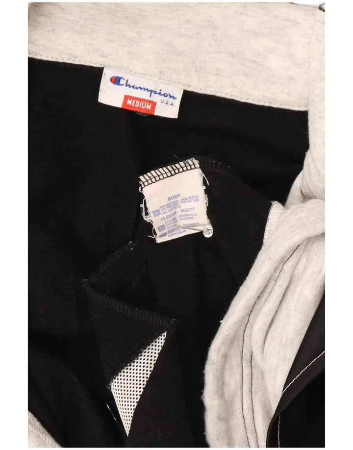 Champion Chaqueta De Chándal Con Capucha Y Estampado Gráfico Para Hombre Color Block En Negro Mediano