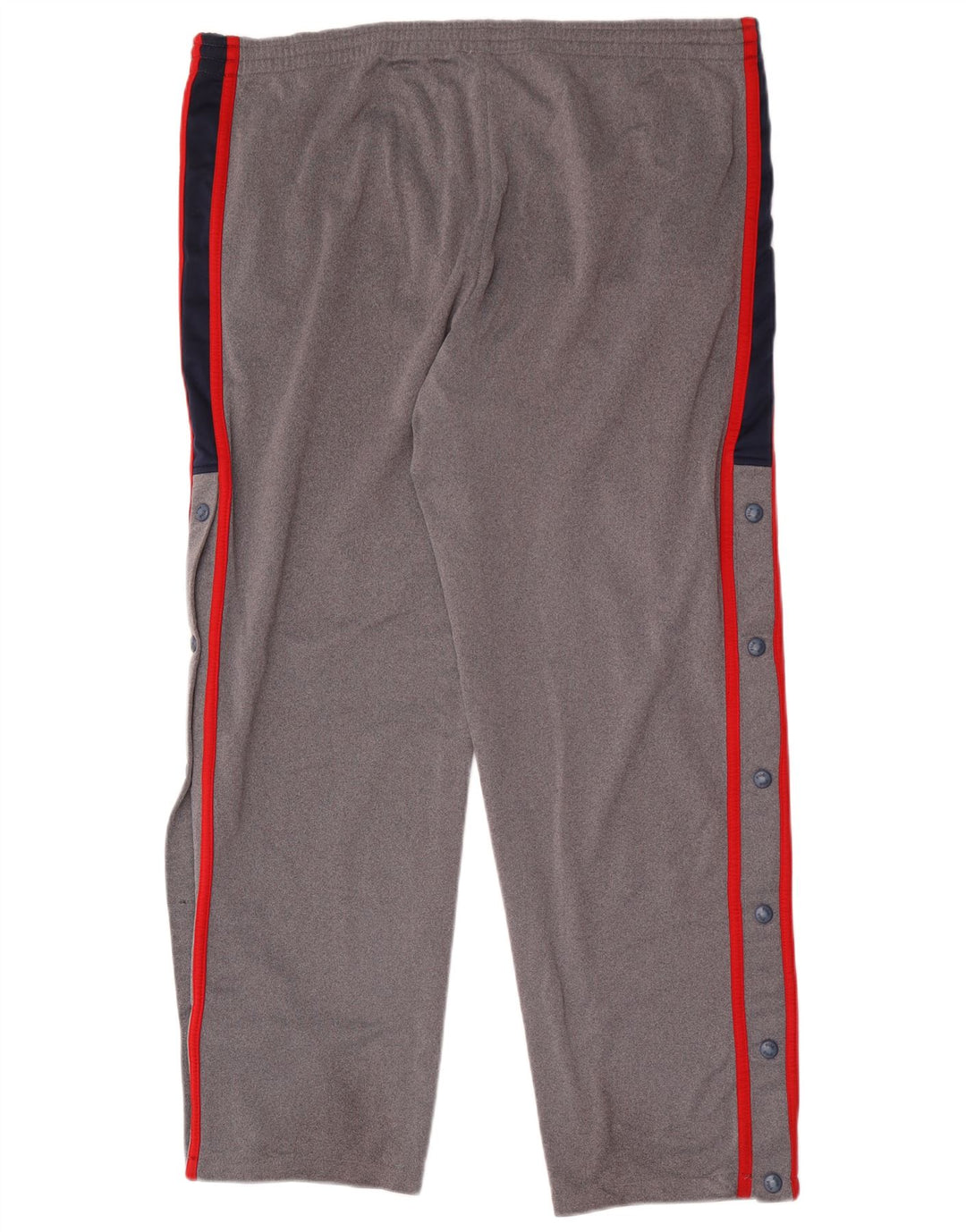Fila Pantalón De Chándal Para Hombre Grande Gris Colorblock Poliéster