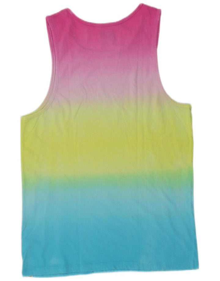 Vans Hombre Camiseta Sin Mangas Medium Multicolor Colorblock Algodón