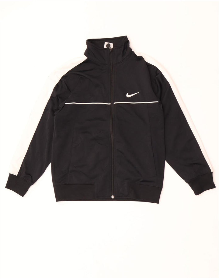 Nike Chaqueta de chándal para niños 10-11 años Mediana Negro Colorblock