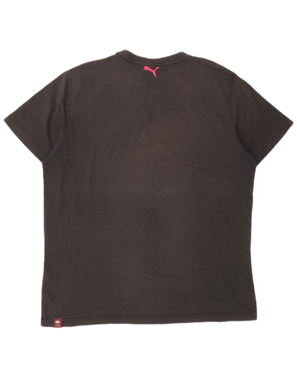 PUMA - Camiseta gráfica para hombre, talla grande, color negro