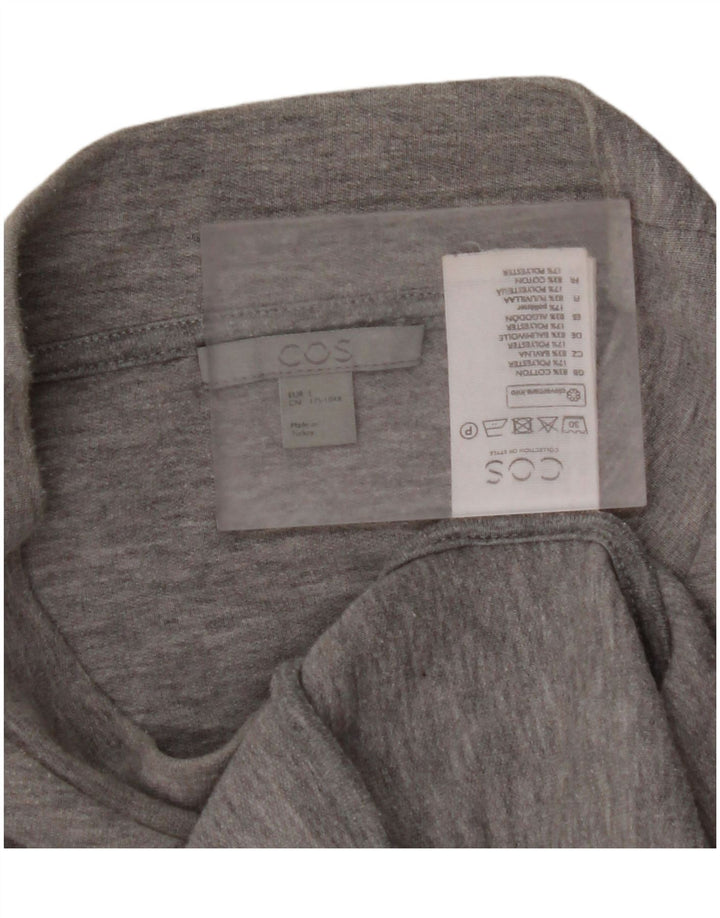COS Sudadera de gran tamaño para mujer Jumper Reino Unido 14 Algodón gris grande