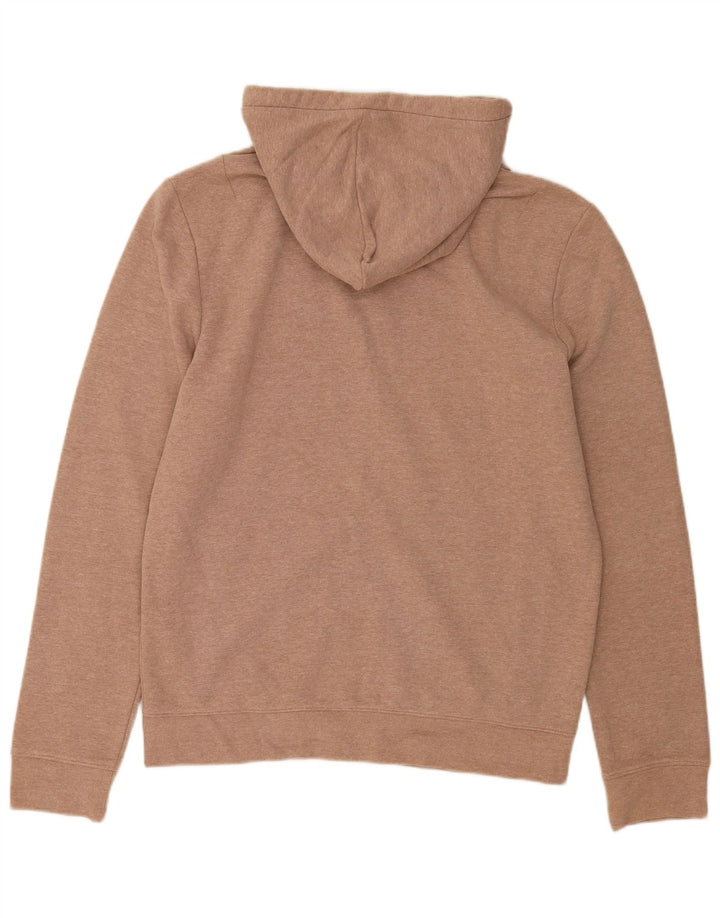 All Saints - Sudadera con capucha y cremallera para hombre, tamaño grande, algodón marrón