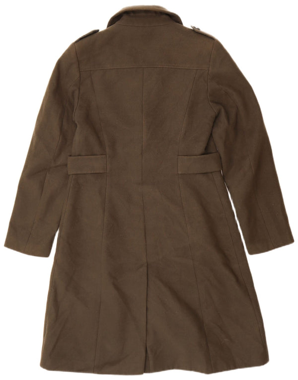Marks & Spencer Abrigo para mujer UK 10 Small Caqui Poliéster