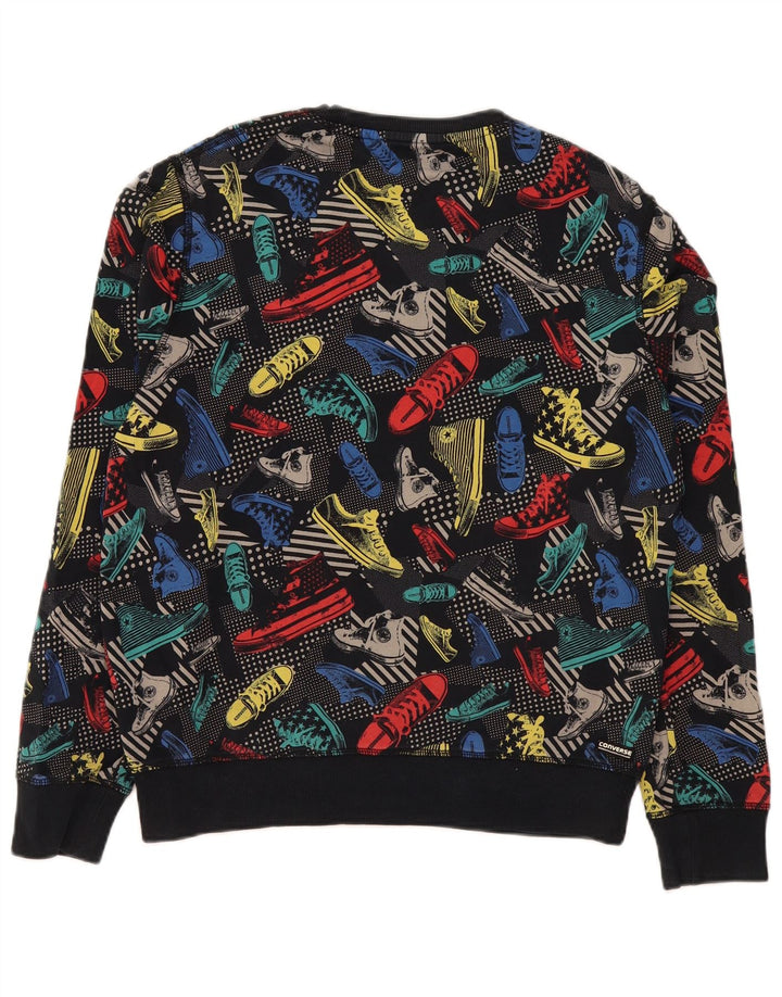 Converse Hombre Graphic Sudadera Jumper Medium Multicolor Algodón