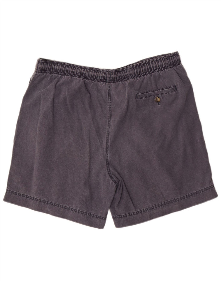 Marks & Spencer - Pantalones cortos deportivos para hombre, talla grande, algodón azul marino