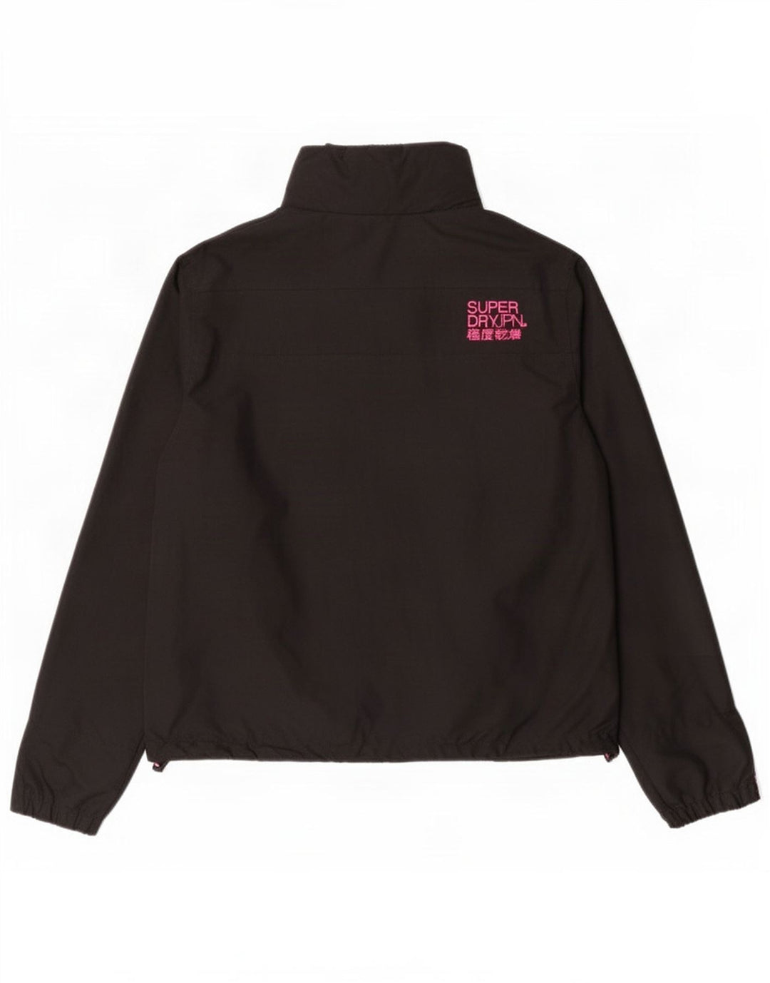 Superdry Mujer The Windcheater Chubasquero UK 40 XL Nylon Negro