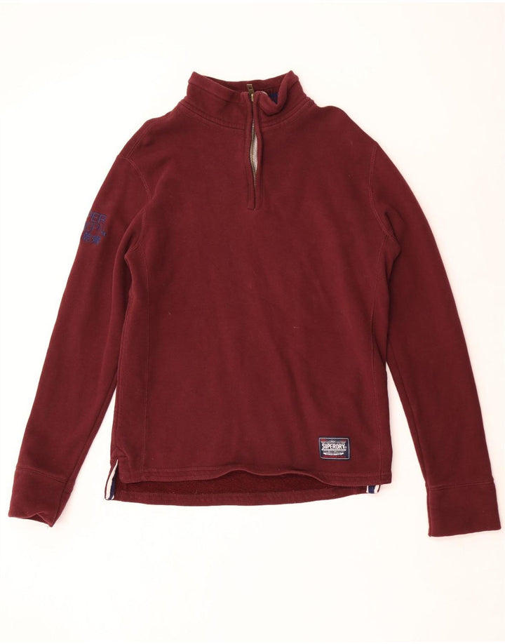 Superdry Sudadera con gráfico y cuello con cremallera para hombre