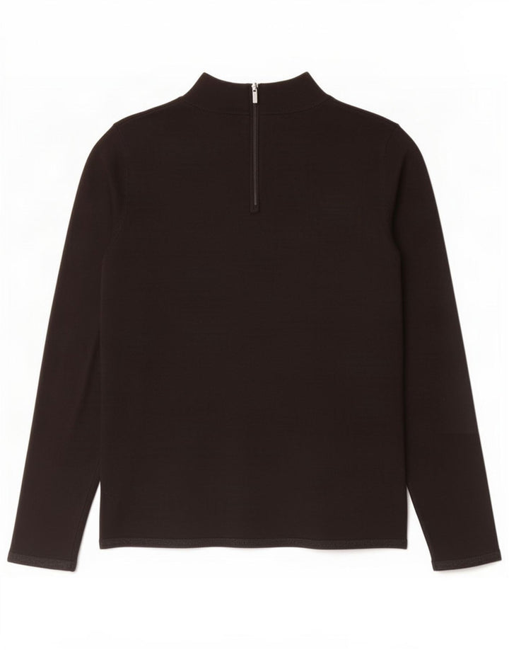Coast - Jersey con cuello alto para mujer, talla 40, viscosa negra mediana