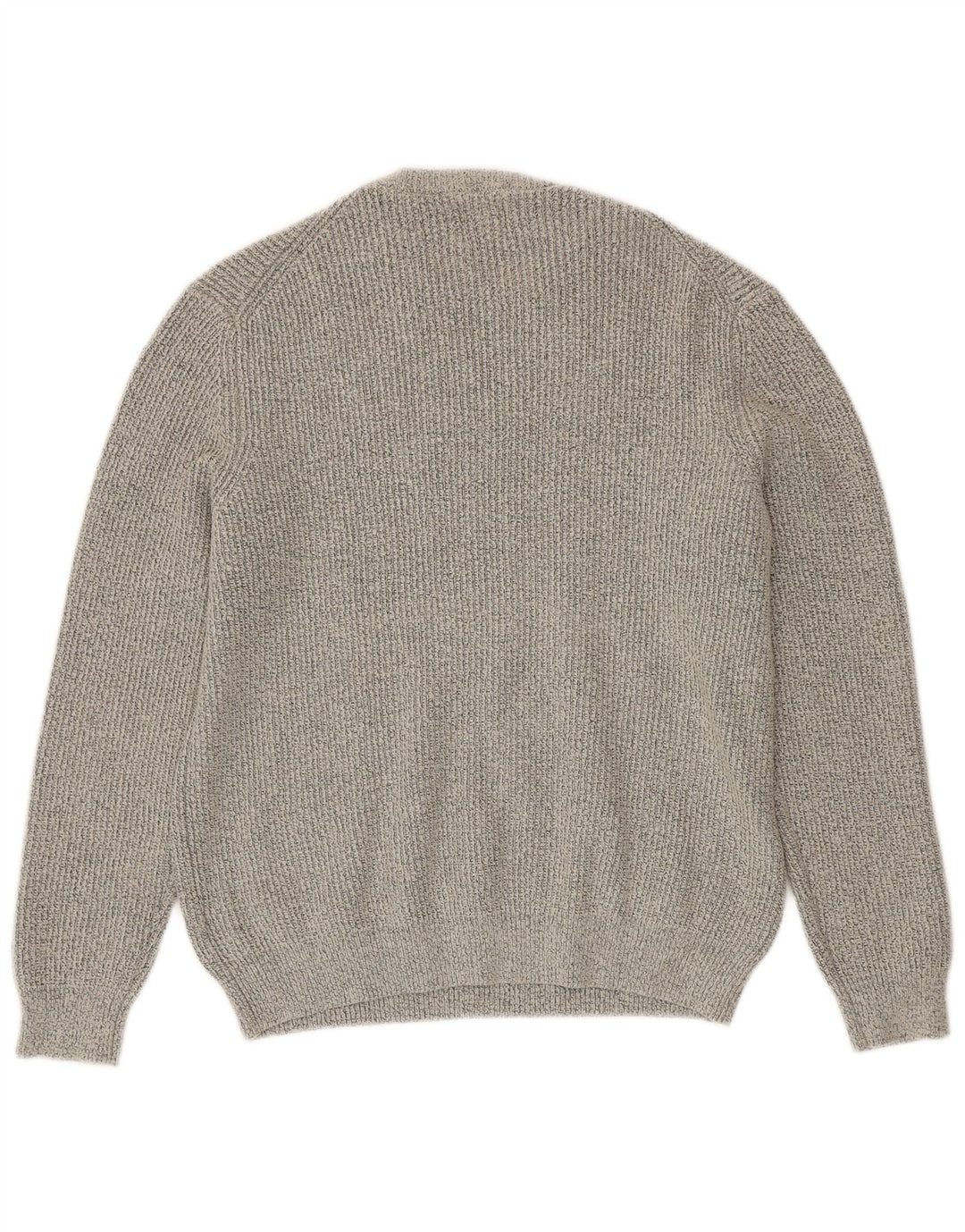 Marks & Spencer - Jersey de cuello redondo para hombre, talla grande, poliamida gris