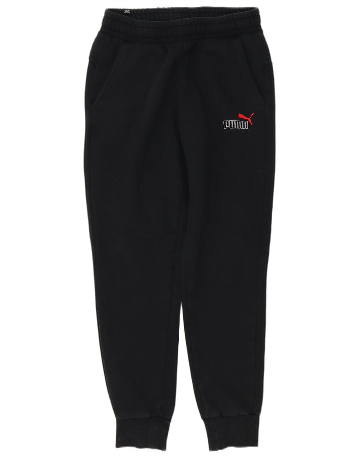 Puma Pantalones De Chándal Para Hombre Joggers Small Negro Algodón