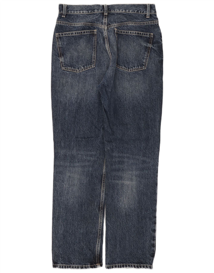Zara Jeans Rectos Mujer EU 40 Medium W30 L29 Azul