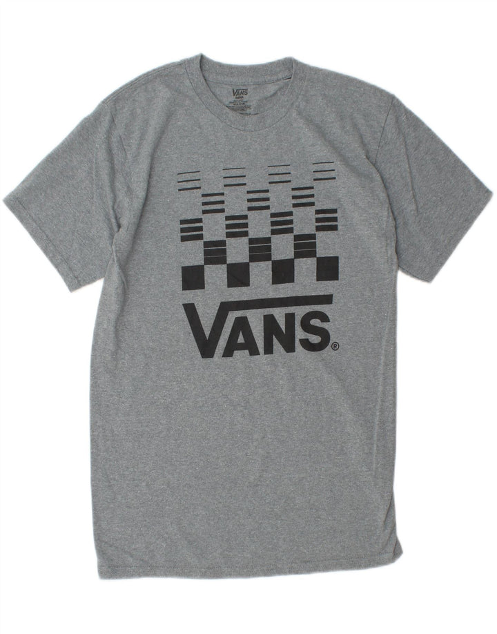 VANS Mens Graphic T-Shirt Top Small Grey Cotton Vintage Vans and Second-Hand Vans from Messina Hembry 