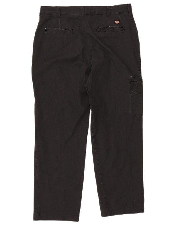 Dickies Womens Petite Straight Cargo Trousers US 10 Large W30 L26 Black