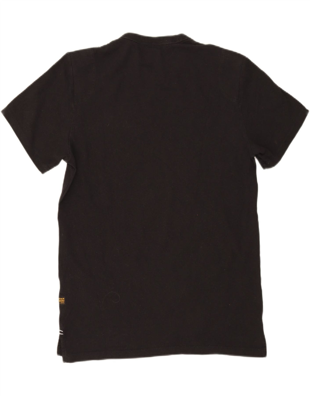 G-STAR Camiseta gráfica para hombre Top mediano de algodón negro