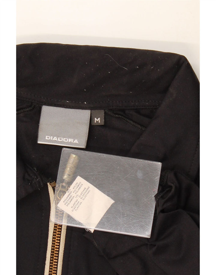 DIADORA Polo Gráfico Hombre Poliamida Color Block Medium Negro