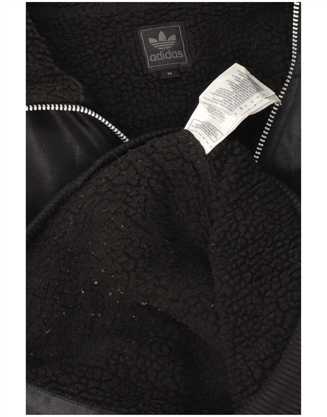 ADIDAS Chaqueta bomber con capucha Chile 62 para hombre UK 38 Mediano Negro Poliéster