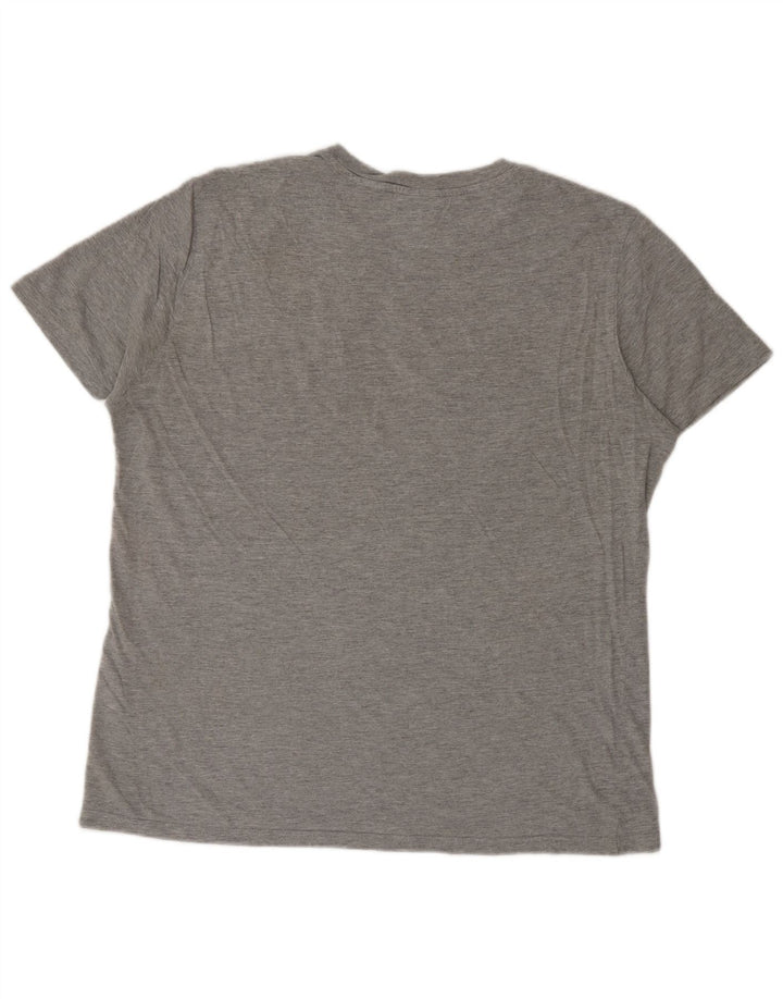 CHAMPION Camiseta Hombre Top Algodón Gris Medio