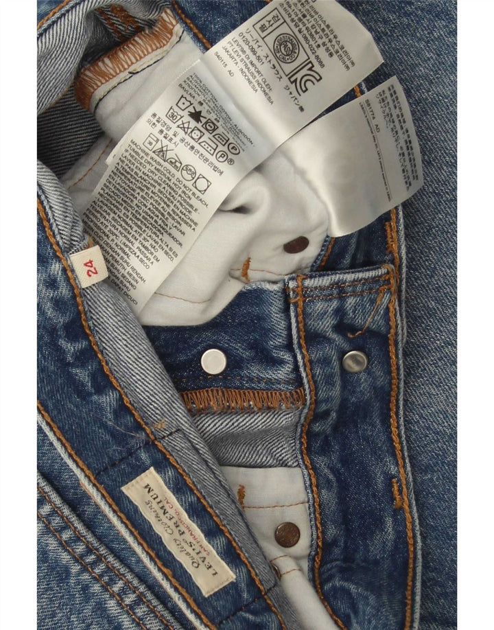 Falda Vaquera Levi's Mujer W24 XS Algodón Azul