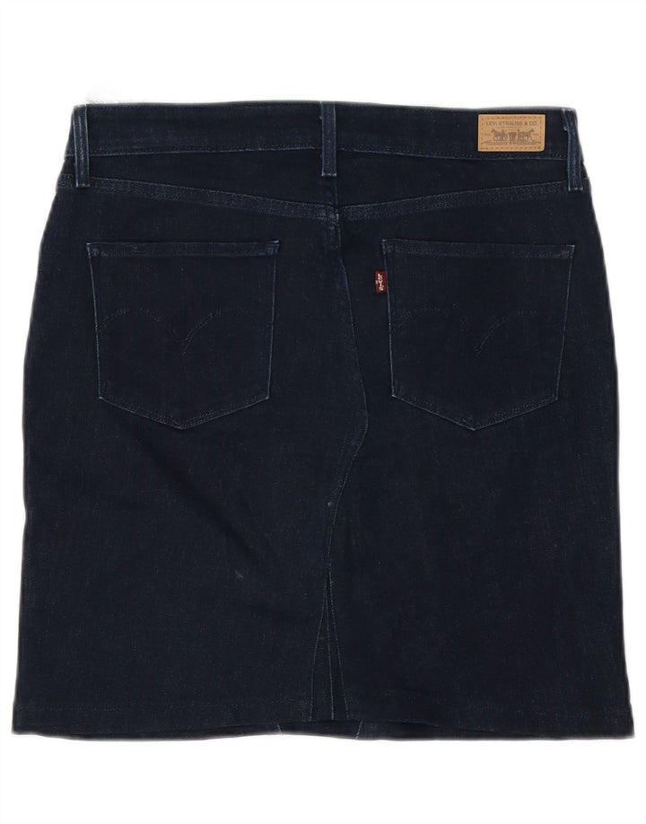 Falda Vaquera Levi's Mujer W30 Medium Azul Marino Algodón