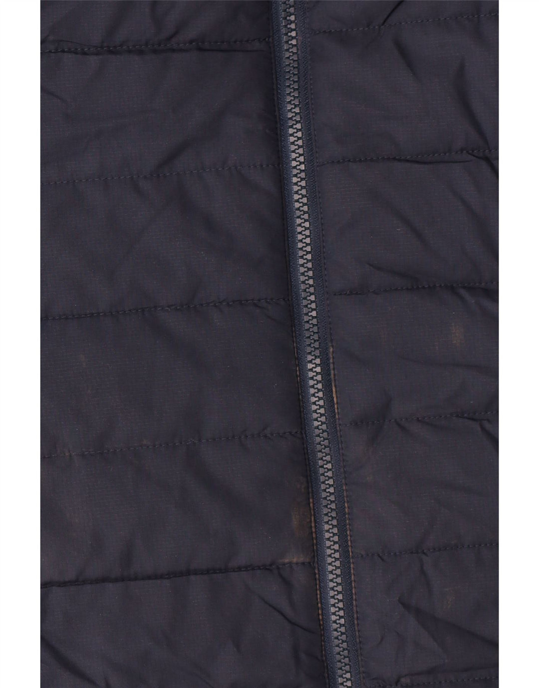 Jack Wolfskin Abrigo acolchado con capucha para mujer UK 8/10 Small Azul marino Poliéster