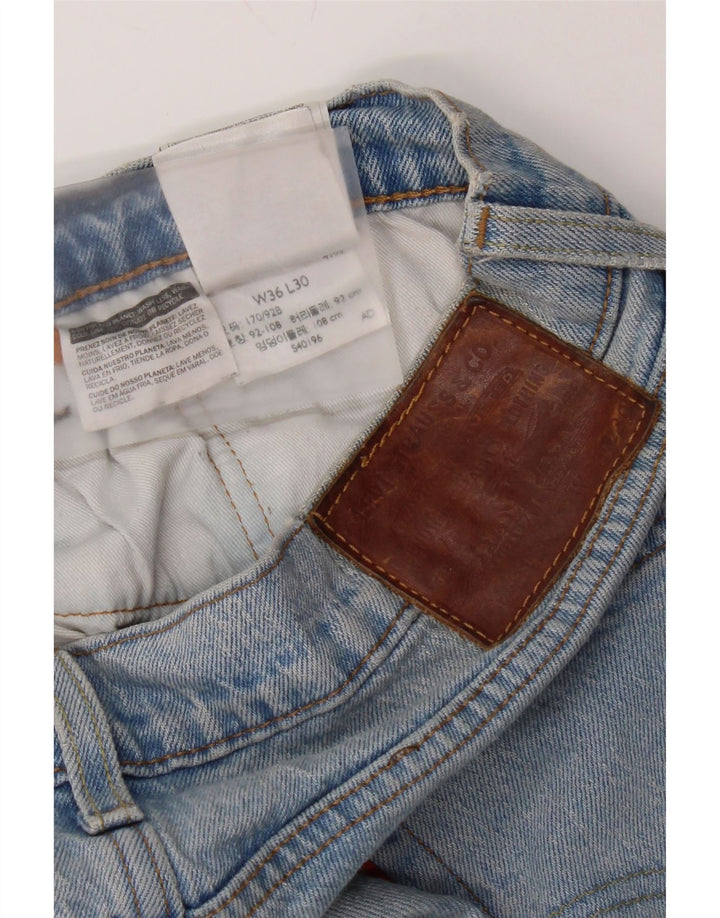 Levi's Hombre 511 Slim Jeans W36 L30 Algodón Azul