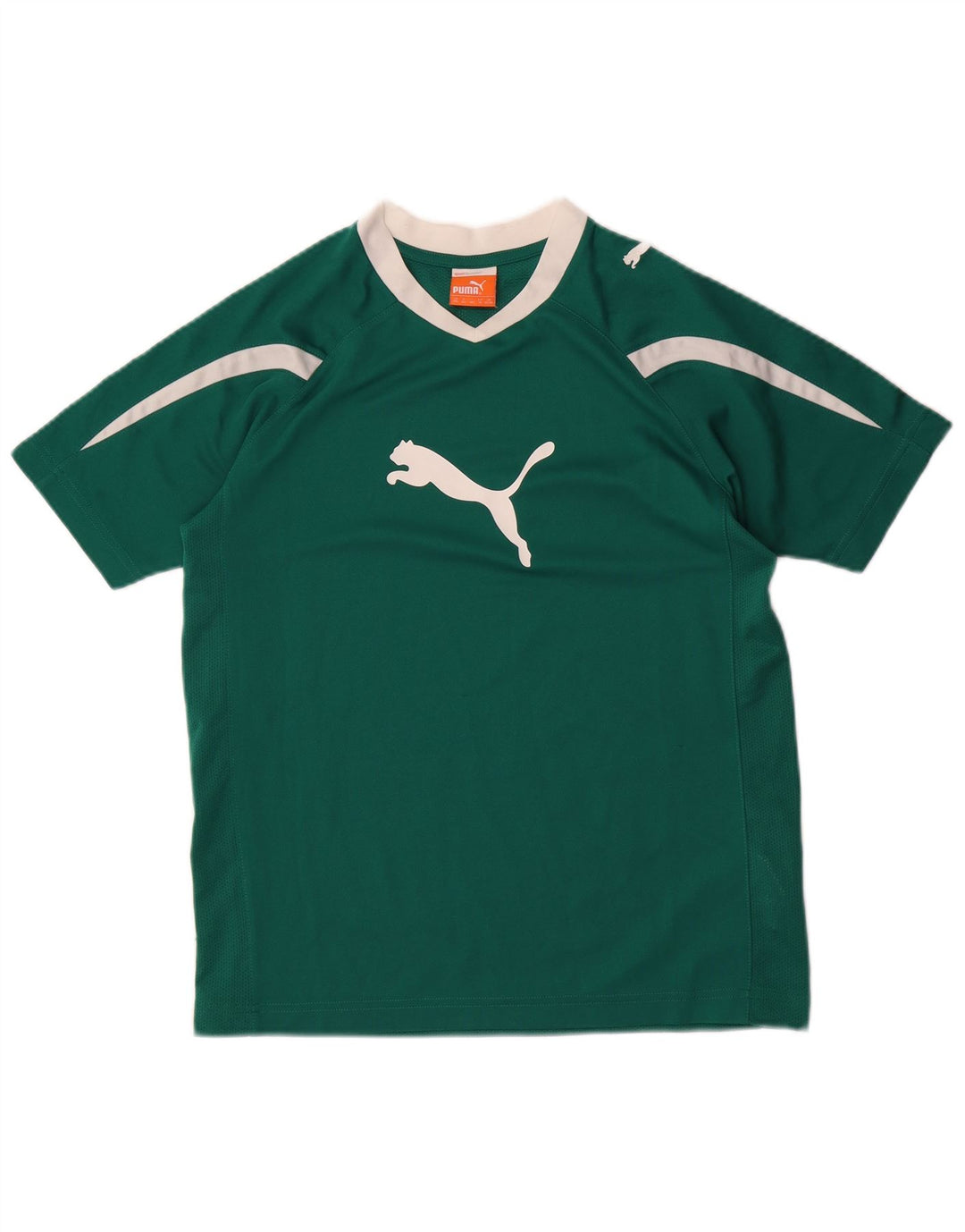 PUMA Camiseta gráfica para niño 13-14 años Verde Poliéster