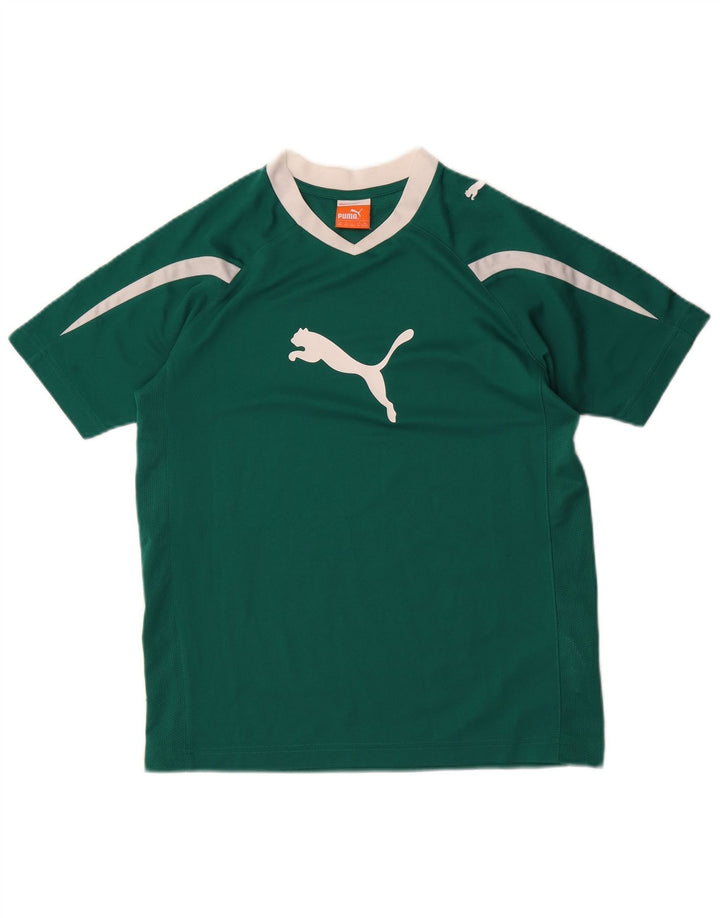 PUMA Camiseta gráfica para niño 13-14 años Verde Poliéster