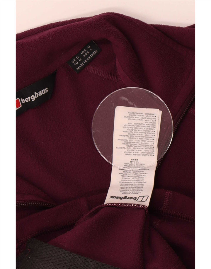 Berghaus Chaqueta polar para mujer UK 42 Poliéster burdeos medio