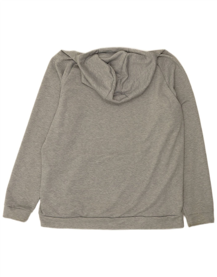 Nike - Sudadera con capucha para hombre, talla XL, poliéster moteado gris