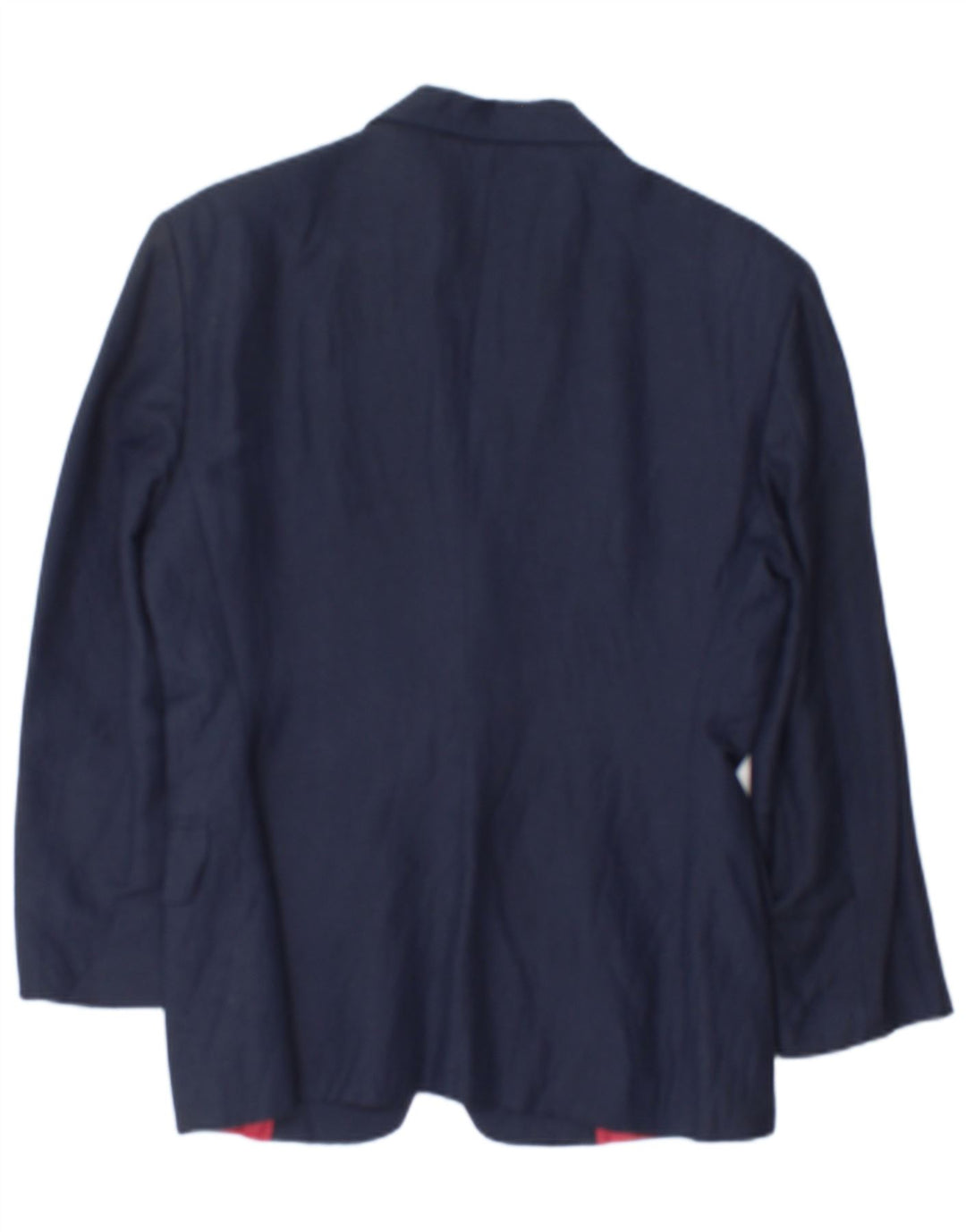 Benetton Blazer De 2 Botones IT 42 Medium Lino Azul Marino