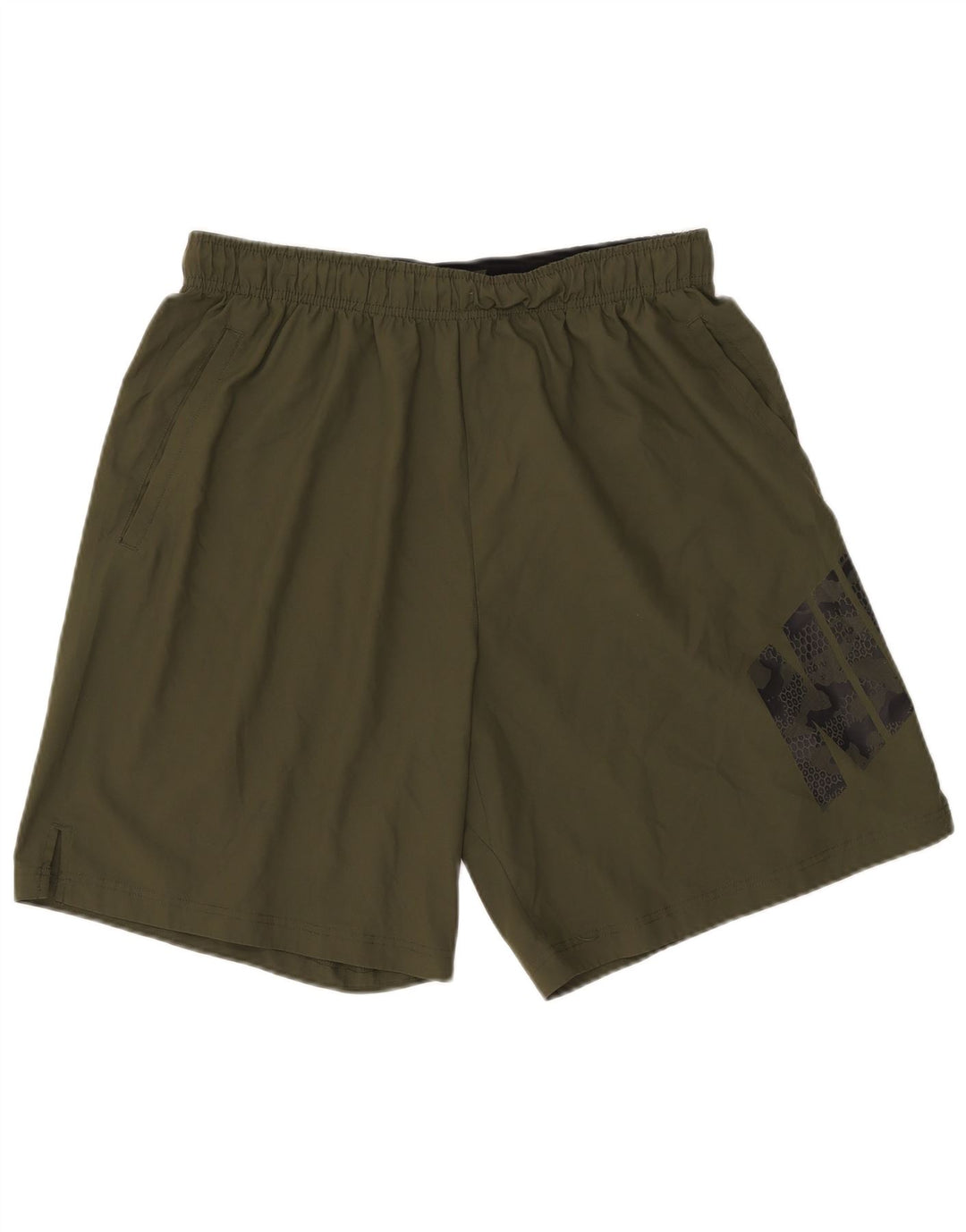 Nike Pantalones cortos deportivos Dri Fit Graphic para hombre XL Poliéster caqui
