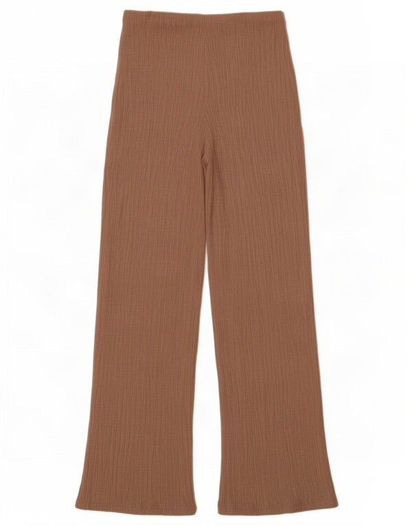 Zara Mujer Pantalón Casual Loose Fit Mediano W28 L32 Beige Lyocell