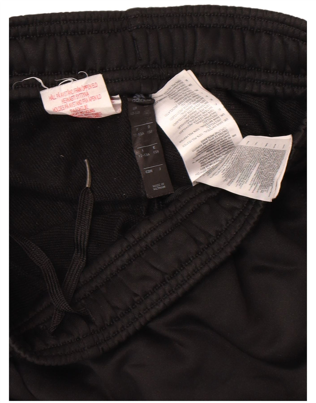 Adidas Pantalones de chándal para niño Joggers 12-13 años Negro Poliéster