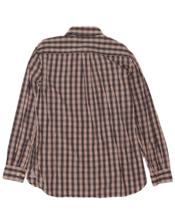 Camisa Tommy Hilfiger para hombre grande a cuadros azul marino