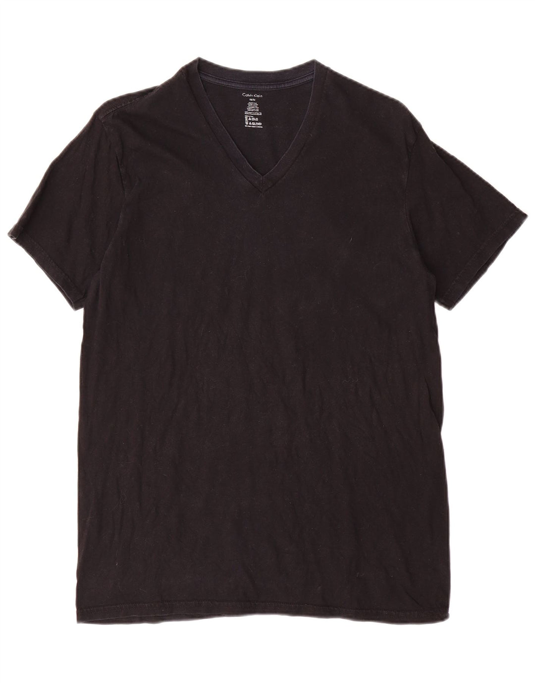 CALVIN KLEIN Camiseta para hombre Top Medium Black Cotton