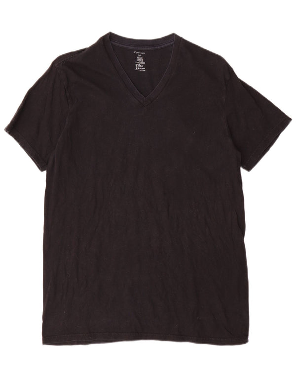 CALVIN KLEIN Camiseta para hombre Top Medium Black Cotton