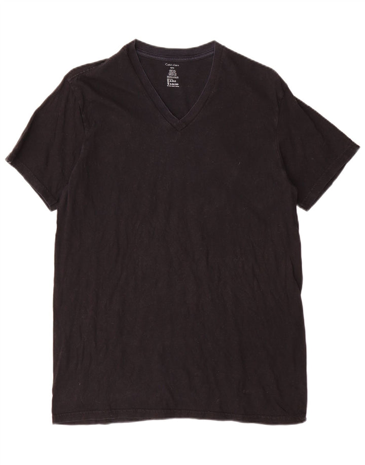 CALVIN KLEIN Camiseta para hombre Top Medium Black Cotton