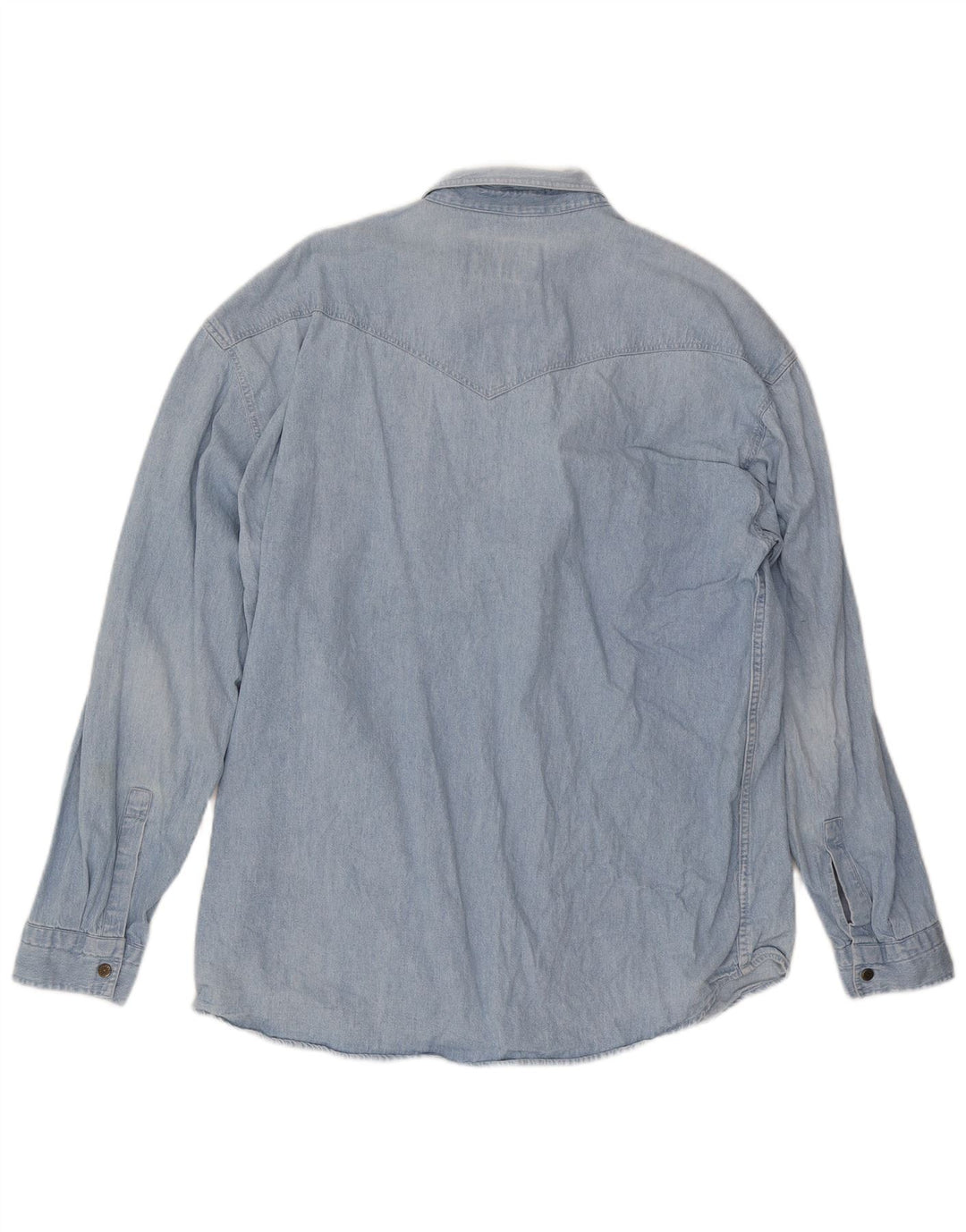 WAMPUM Camisa Vaquera Hombre XL Azul