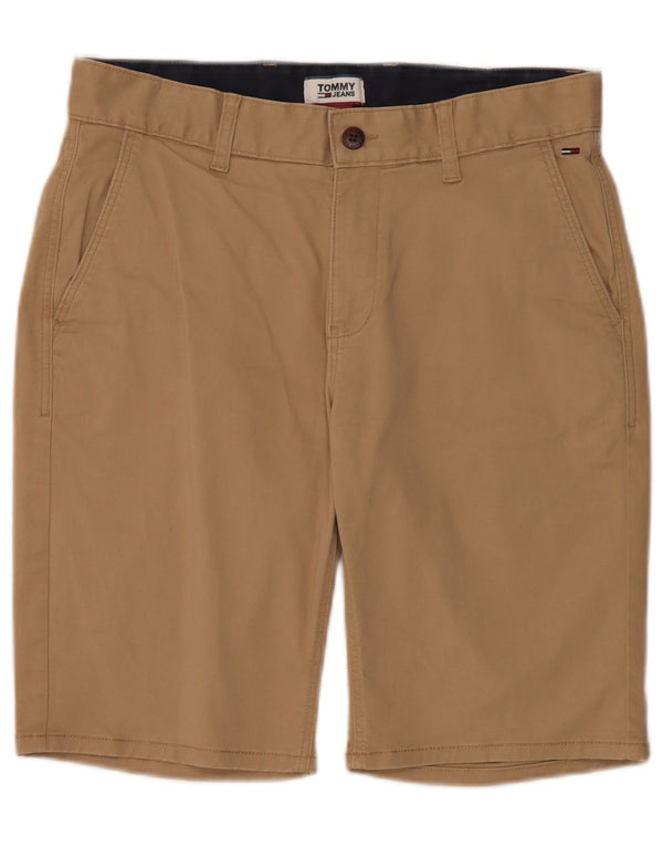 Tommy Hilfiger Pantalones cortos chinos para hombre W32 Algodón beige medio