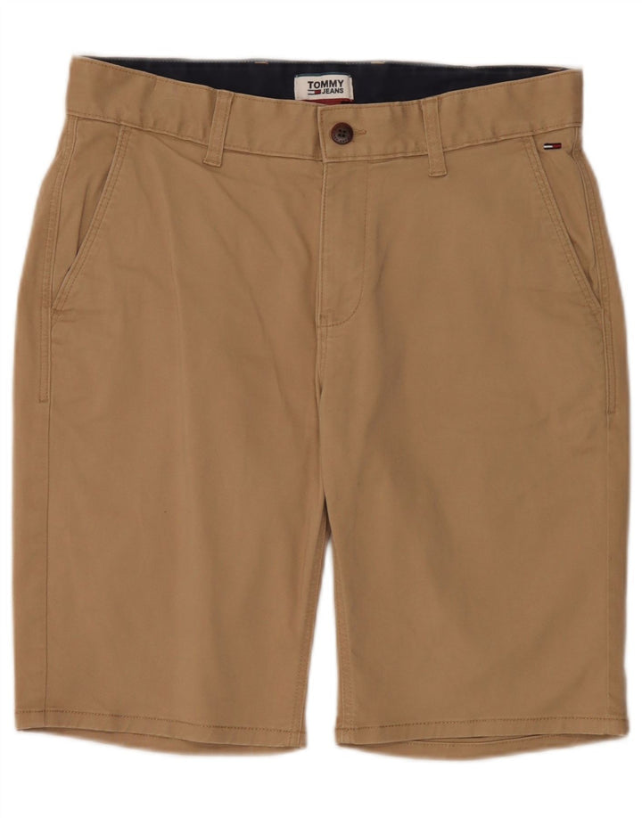Tommy Hilfiger Pantalones cortos chinos para hombre W32 Algodón beige medio