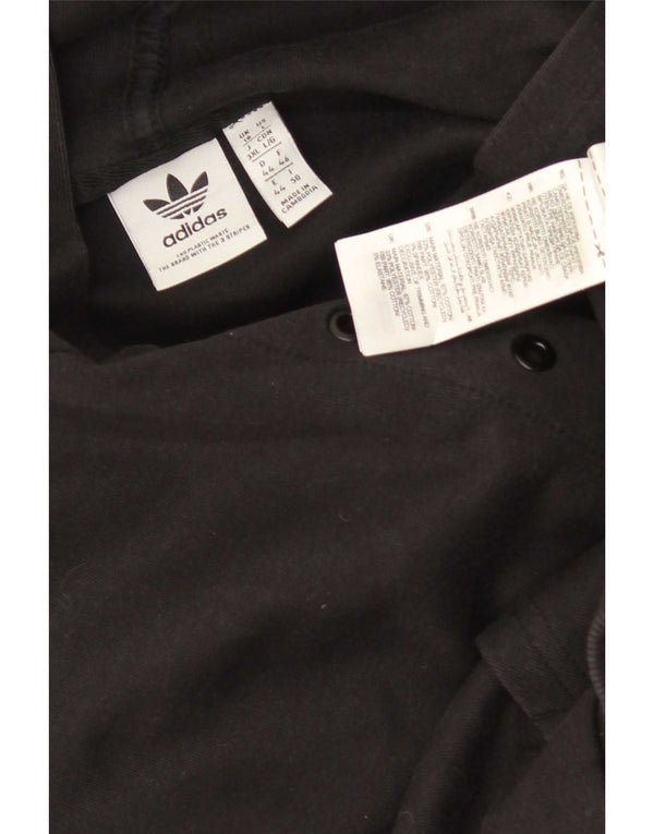 Adidas - Chaqueta de chándal extragrande con capucha para mujer, talla 40, color negro