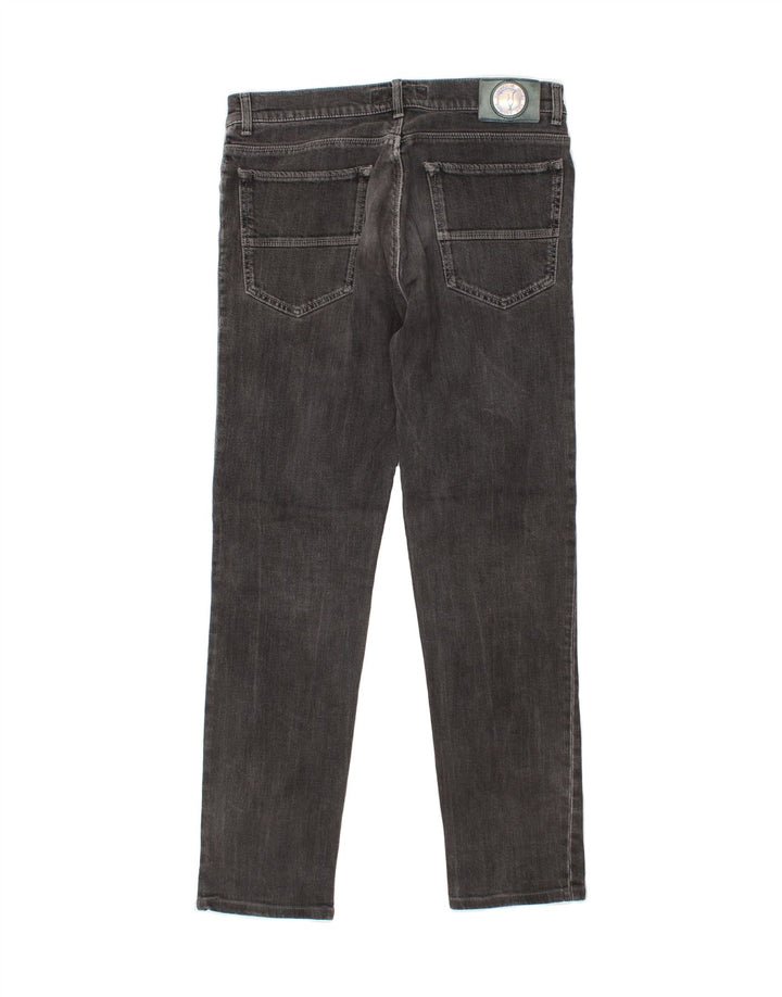 TRUSSARDI Mens Slim Jeans W30 L30  Black Polyester Vintage Trussardi and Second-Hand Trussardi from Messina Hembry 