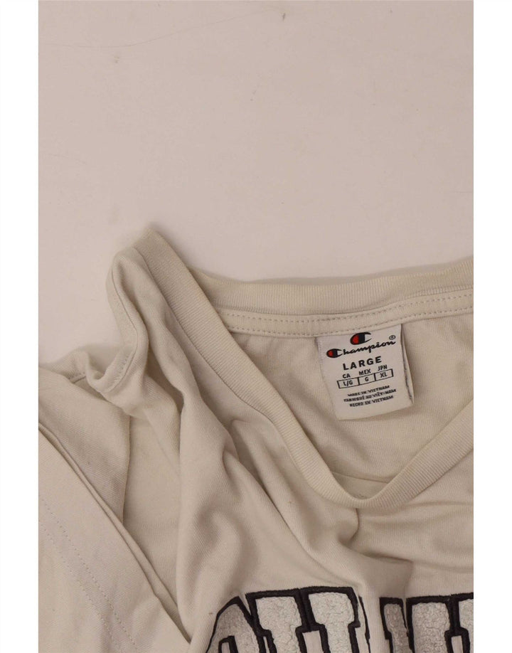 Champion Camiseta Gráfica para Hombre Top Grande Blanco