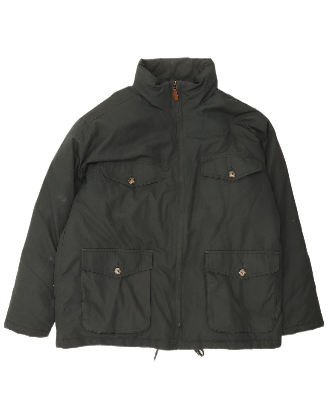 Eddie Bauer Chaqueta acolchada para hombre UK 42 XL Poliéster verde