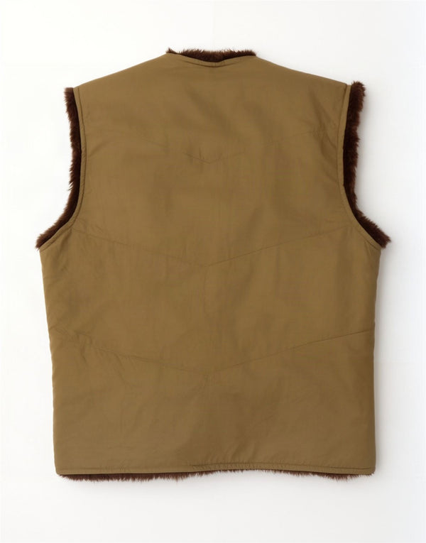 Penny Black Chaleco Sherpa para mujer UK 44 Grande Beige Colorblock