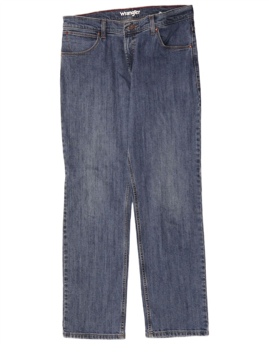 Vaqueros Wrangler Hombre Rectos W35 L32 Algodón Azul